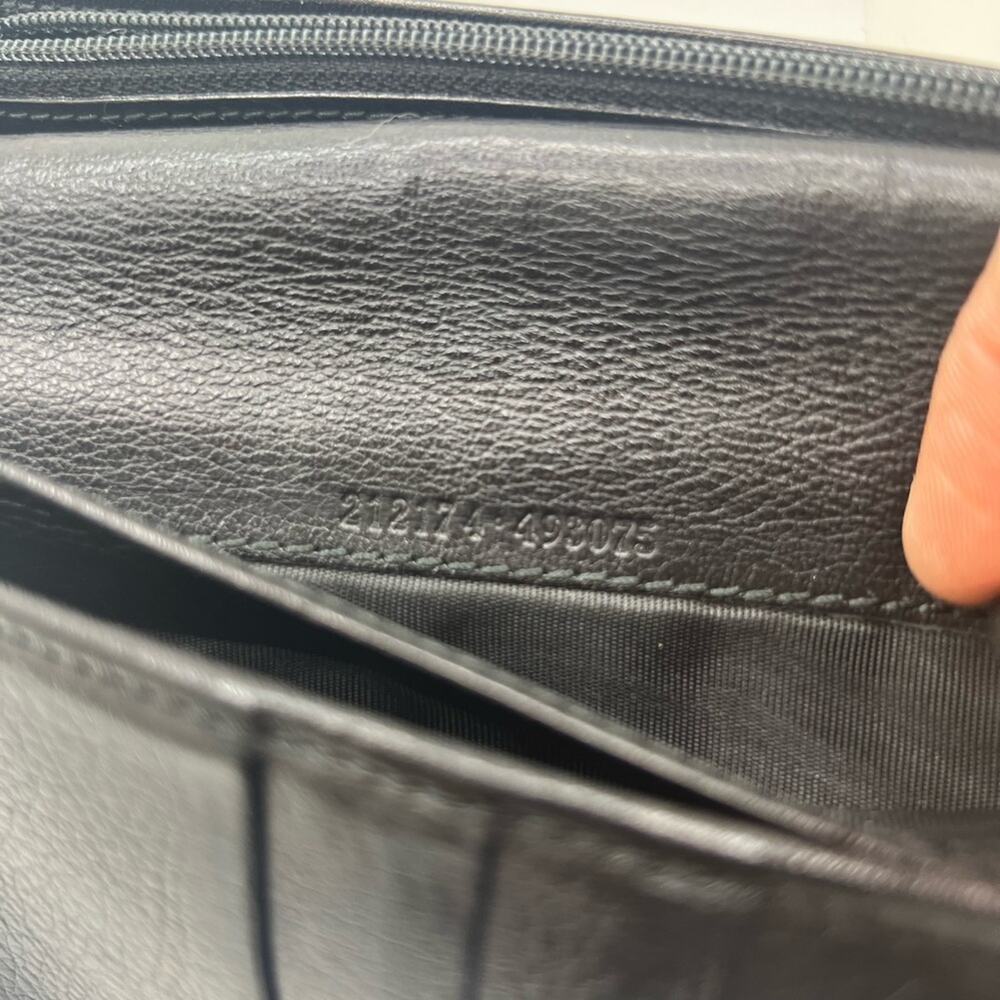 Gucci Black Leather Long Wallet - Picture 10 of 10